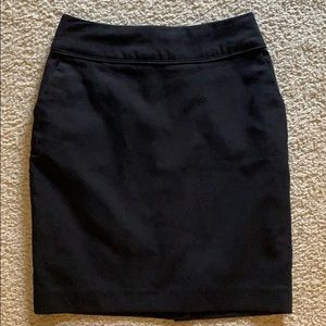 H&M Black Pencil Skirt, Size US 4